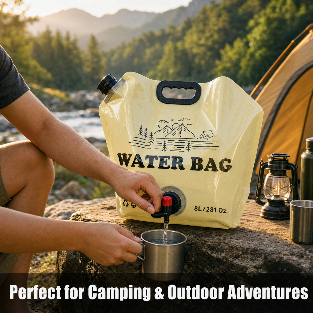 AquaTrail 8L Collapsible Water Carrier（1 Set - 4 Pack）
